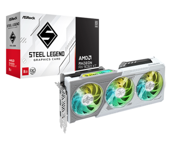 TARJETA DE VIDEO RADEON RX9060XT 8GB STEEL LEGEND  ASROCK