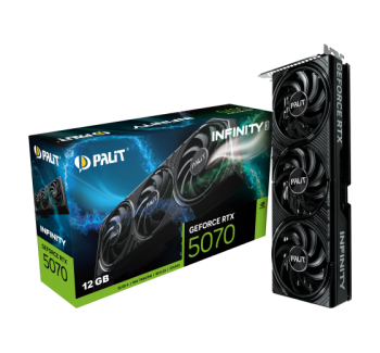 TARJETA DE VIDEO PALIT INFINITY 3 RTX5070 12GB GDDR7 NE75070019K9-GB2050S