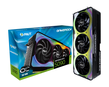 TARJETA DE VIDEO PALIT GAMEROCK OC RTX5090 32GB GDDR7 512BIT HDMI/ DP