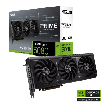 VIDEO ASUS PRIME GEFORCE RTX 5080 16GB GDDR7 OC EDITION